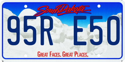 SD license plate 95RE50