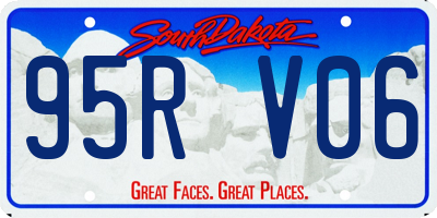 SD license plate 95RV06