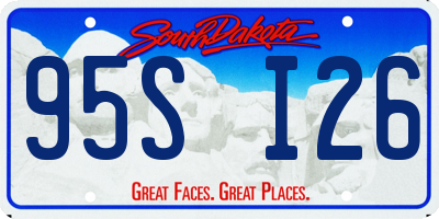 SD license plate 95SI26