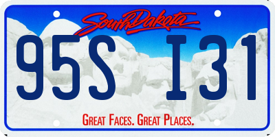 SD license plate 95SI31
