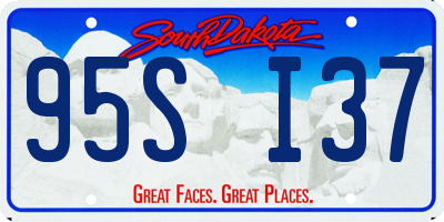 SD license plate 95SI37