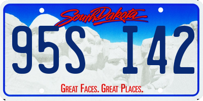 SD license plate 95SI42