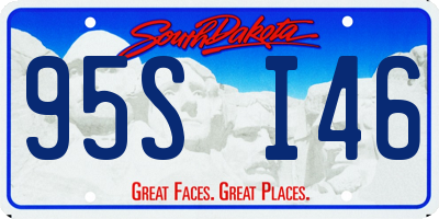 SD license plate 95SI46