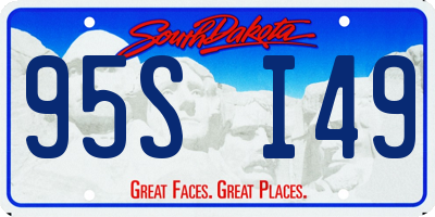 SD license plate 95SI49