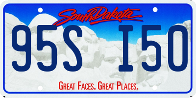 SD license plate 95SI50