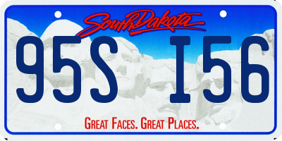 SD license plate 95SI56