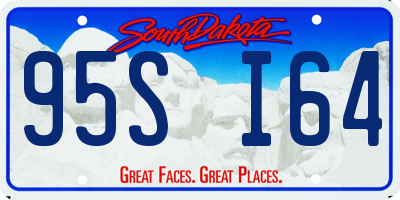 SD license plate 95SI64