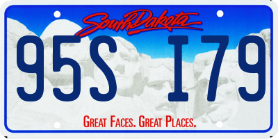 SD license plate 95SI79