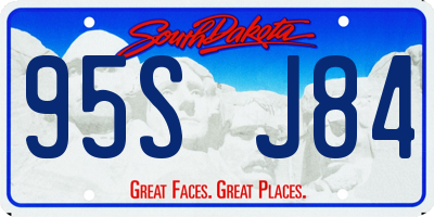 SD license plate 95SJ84