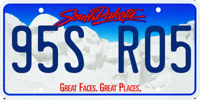 SD license plate 95SR05