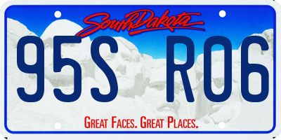 SD license plate 95SR06