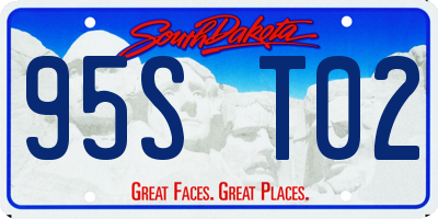 SD license plate 95ST02