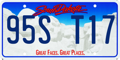 SD license plate 95ST17