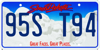 SD license plate 95ST94