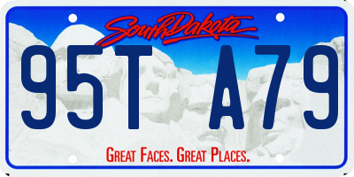 SD license plate 95TA79