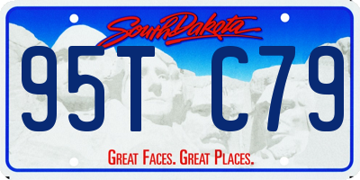 SD license plate 95TC79