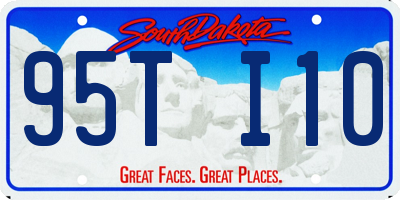 SD license plate 95TI10