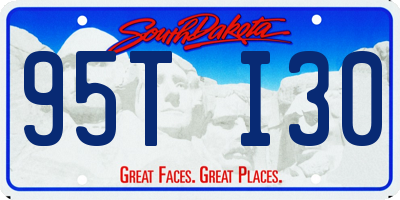 SD license plate 95TI30