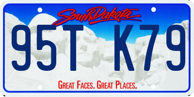 SD license plate 95TK79