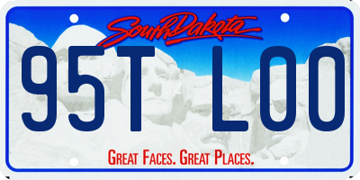 SD license plate 95TL00