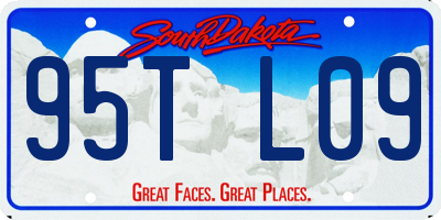 SD license plate 95TL09