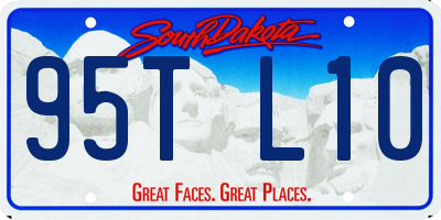 SD license plate 95TL10