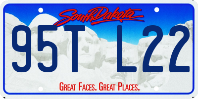 SD license plate 95TL22