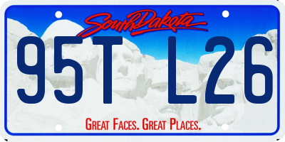 SD license plate 95TL26