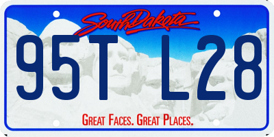 SD license plate 95TL28