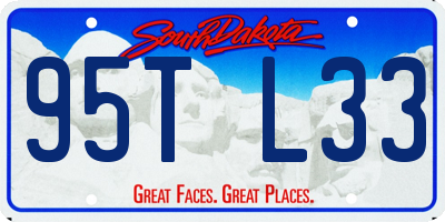 SD license plate 95TL33