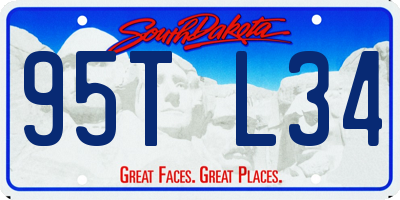 SD license plate 95TL34