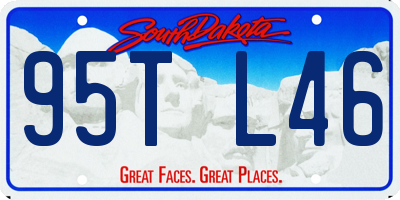 SD license plate 95TL46