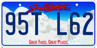 SD license plate 95TL62