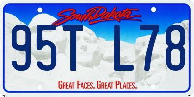 SD license plate 95TL78