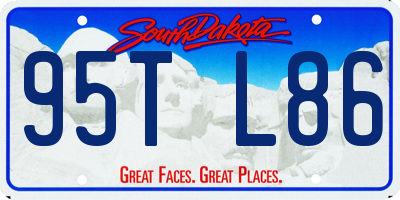 SD license plate 95TL86