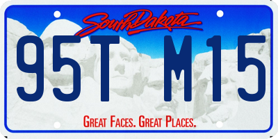 SD license plate 95TM15