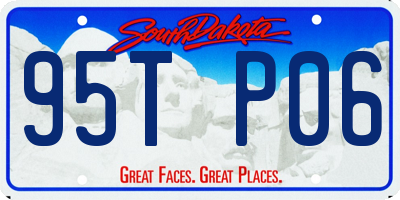 SD license plate 95TP06