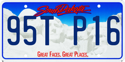 SD license plate 95TP16