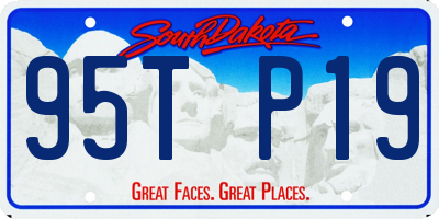 SD license plate 95TP19