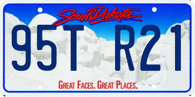 SD license plate 95TR21