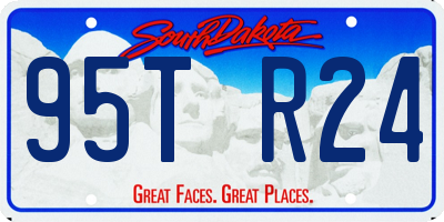 SD license plate 95TR24
