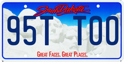 SD license plate 95TT00