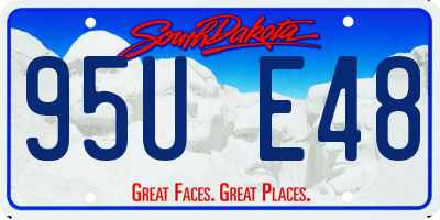 SD license plate 95UE48
