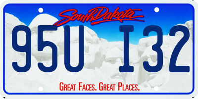 SD license plate 95UI32