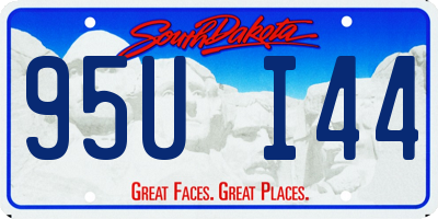 SD license plate 95UI44
