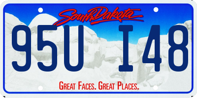 SD license plate 95UI48