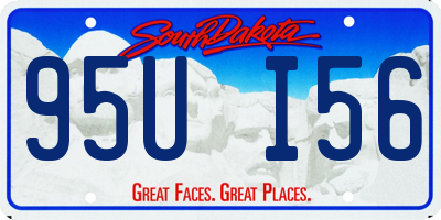 SD license plate 95UI56