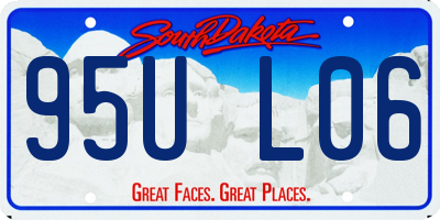 SD license plate 95UL06