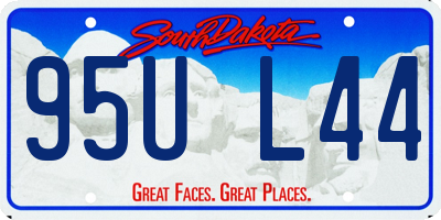 SD license plate 95UL44