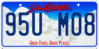 SD license plate 95UM08
